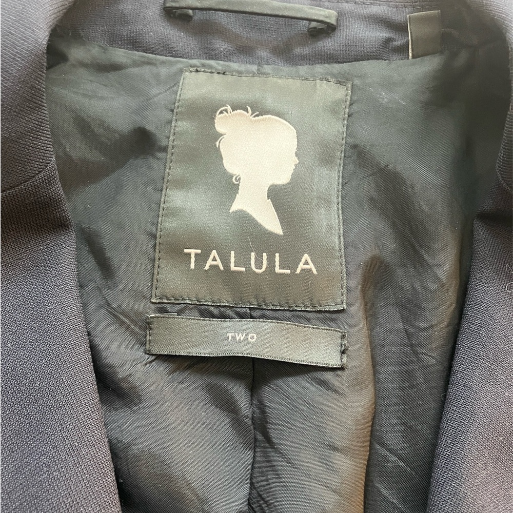 Talula navy blue with Silhouette Logo Tag